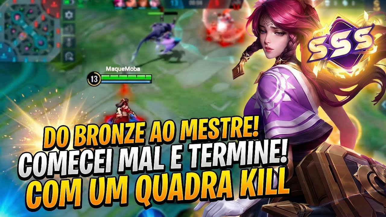 DO BRONZE AO MESTRE#07 INICIO TERRÍVEL MAS DEI A VOLTA POR CIMA🥵🔥🏹🎯HONOR OF KINGS GAMEPLAY GARO ADC