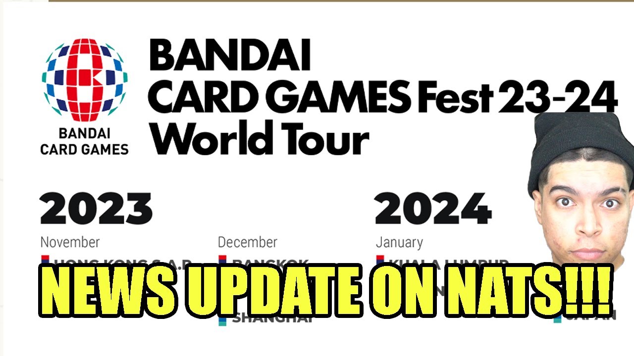 UPDATE ON NATIONAL TOURNAMENT FOR ONE PIECE CARD GAME!