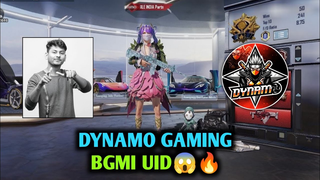 @DynamoGaming BGMI UID😱🔥| DYNAMO GAMING KI UID | DYNAMO GAMING ID | DYNAMO UID | DYNAMO LIVE STREAM