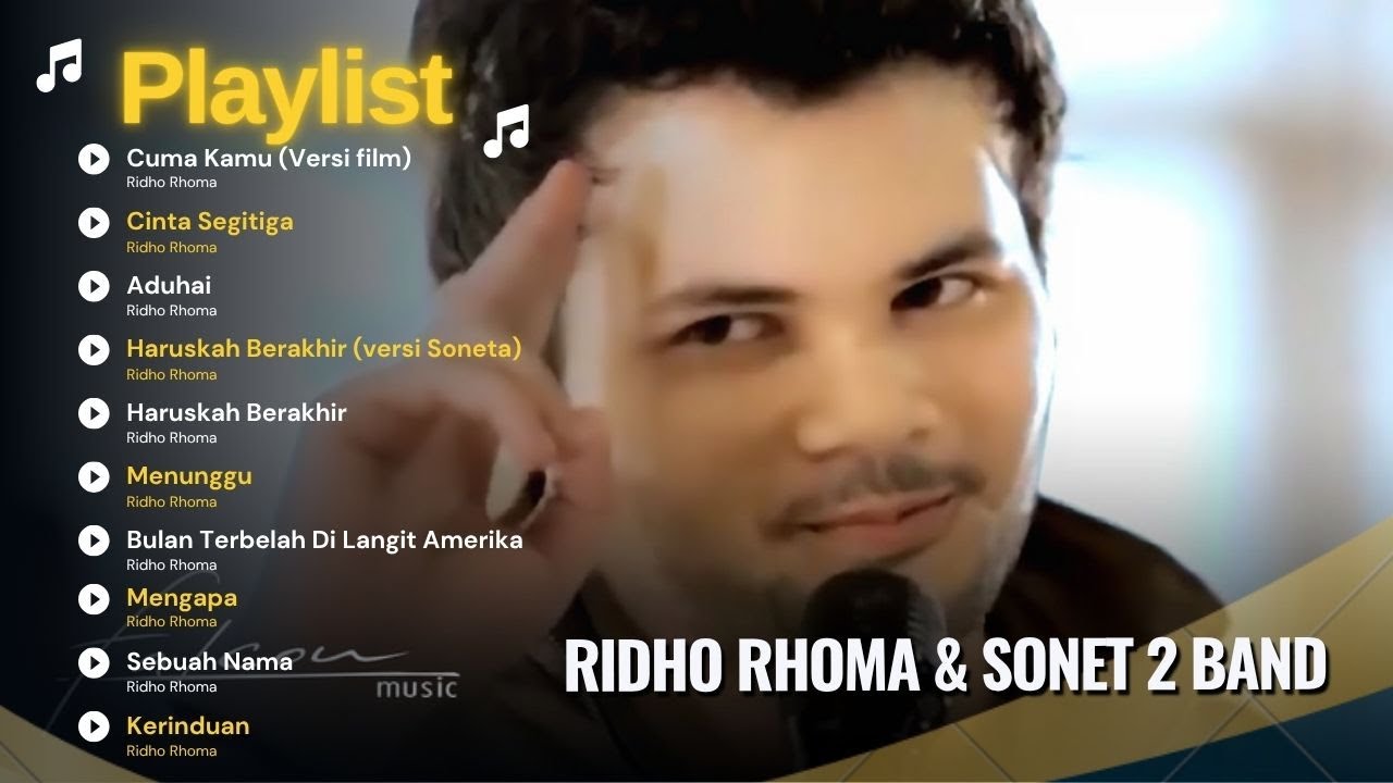 CUMA KAMU (Versi Film) - RIDHO RHOMA & SONET 2 BAND | CINTA SEGITIGA | FULL ALBUM PILIHAN TERBAIK
