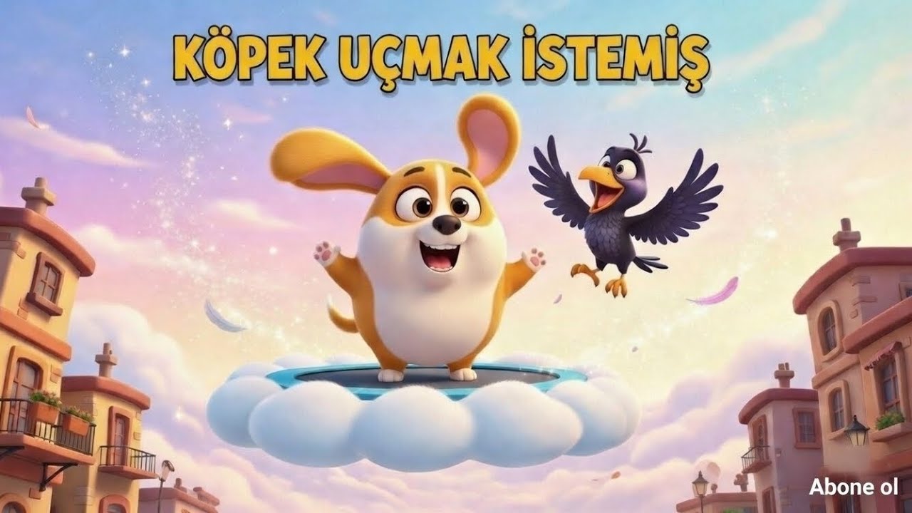 Köpek Uçmak İstemiş 🐶😂 Komik ve Öğretici Çocuk Hikayesi | 3D Animasyon | EN SEVİLEN ŞARKILAR