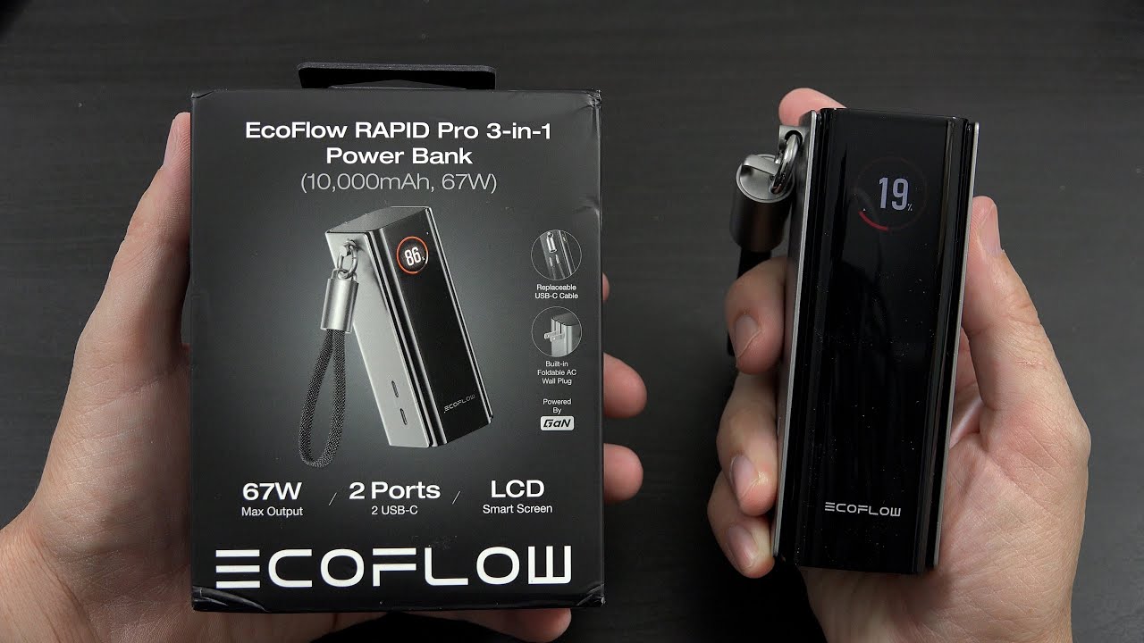 EcoFlow RAPID Pro 3-in-1 Power Bank (10,000mAh, 67W)