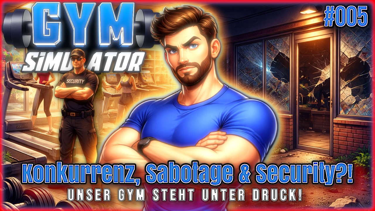 Konkurrenz, Sabotage & Security?! 😳 Unser Gym steht unter Druck! | Gym Simulator 24 #005