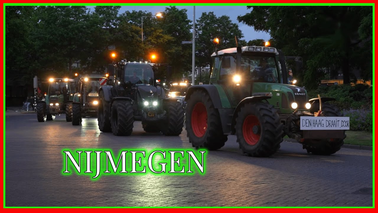 TROTS OP DE BOER! Boeren Protesten in Nijmegen (Jammer dat het nodig was maar ziet er prachtig uit!)
