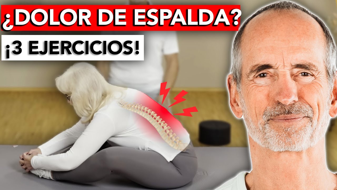 ¿DOLOR de ESPALDA? ¡Haz estos ejercicios TODOS los días y SÓLO 10 MINUTOS! ⚡️ 😀 👌
