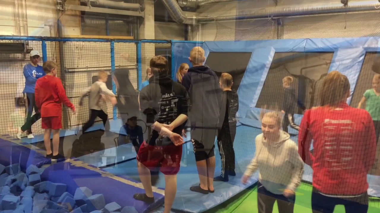 Kvås IL hopplek i Skyland trampolinepark, 14. desember 2016