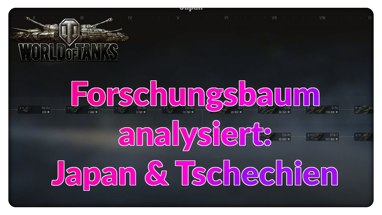 Forschungsbäume analysiert: Japan & Tschechien [Welche Grinds lohnen sich?]