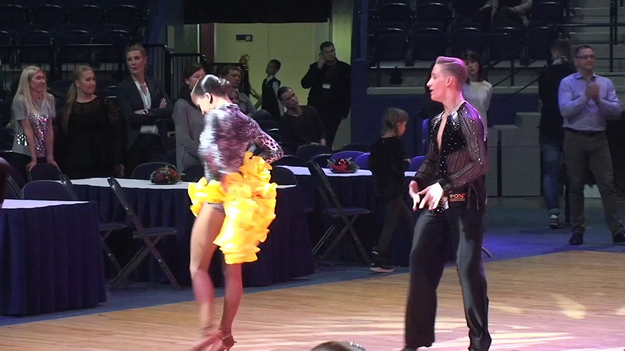 2017 Lithuanian open WDSF Junior 2 open Danila Boriskin   Elizaveta Ulianova
