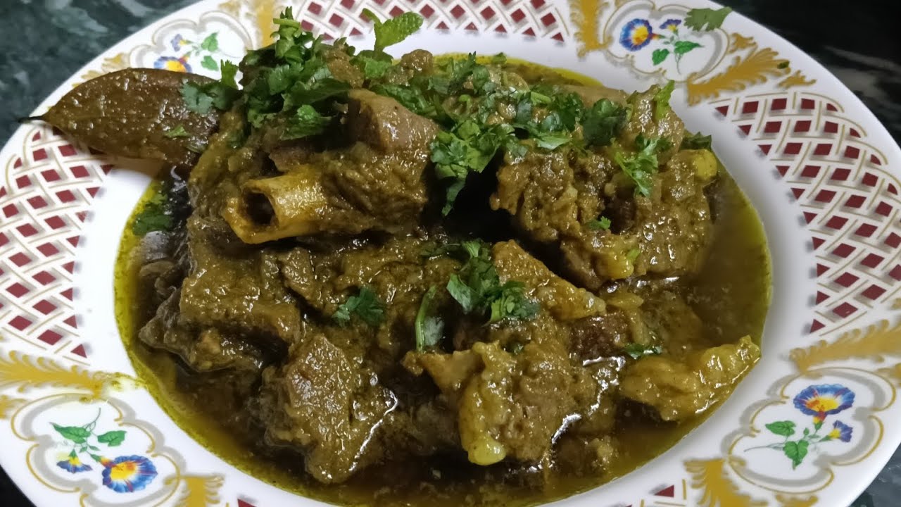 Hara Bhuna Mutton Masala Recipe | By Delightful Cuisines 