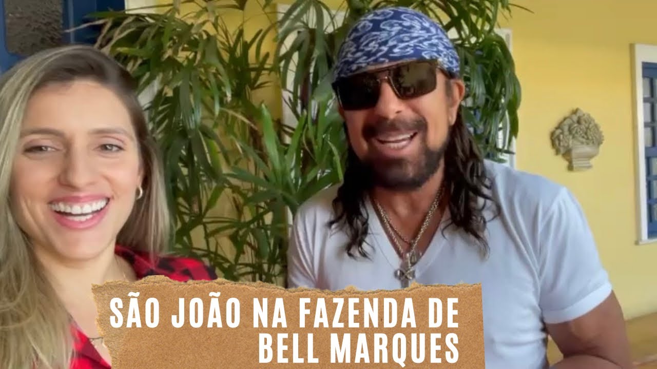 Bastidores do São João na fazenda. Exclusiva com Bell Marques e os filhos Rafa e Pipo.