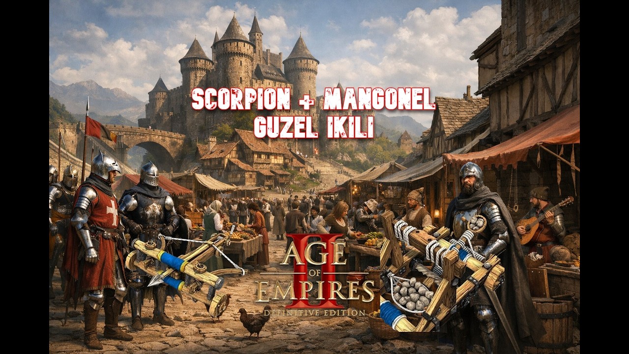 SADECE KUŞATMA SİLAHLARIYLA OYNADIM - AGE OF EMPIRES 2: DEFINITIVE EDITION