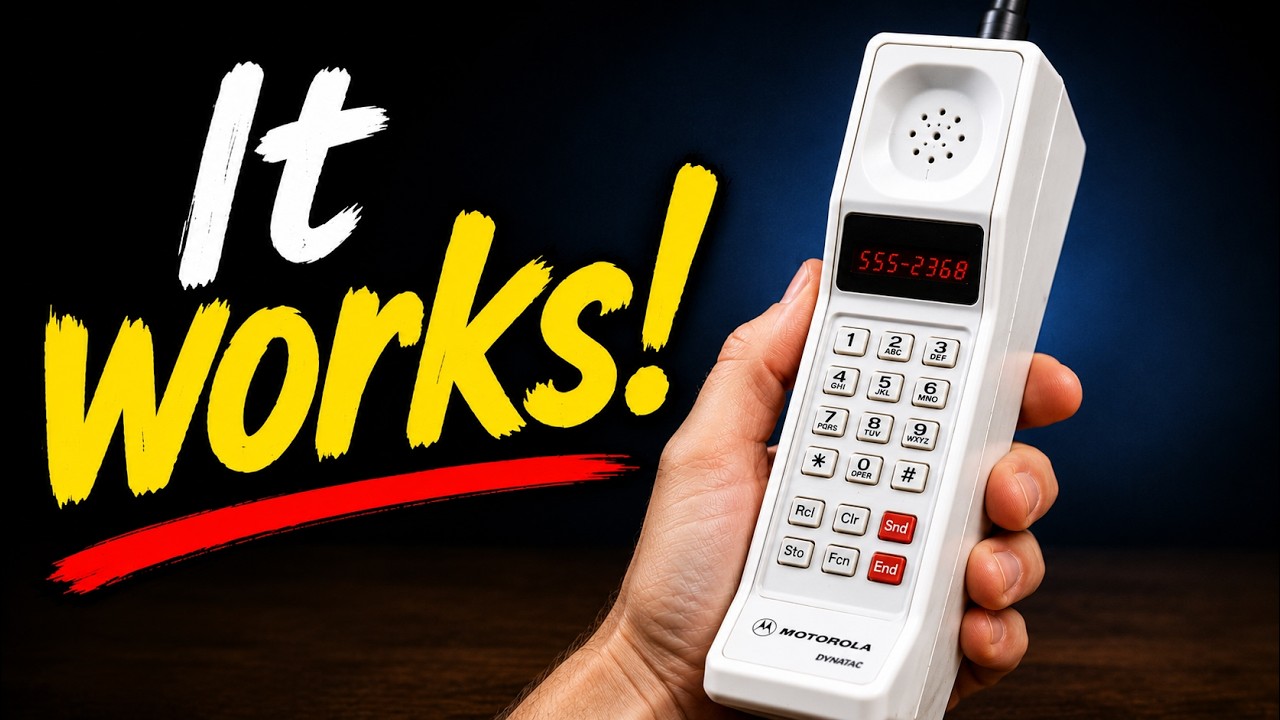 This 80's Brick Phone Actually Works?