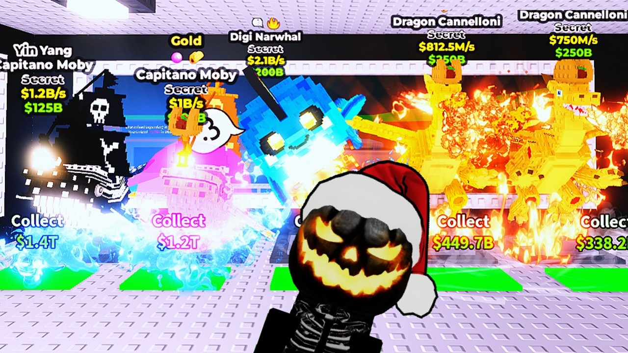 Кража самых редких Brainrots в честь годовщины! В игре Steal a Brainrot в Roblox!