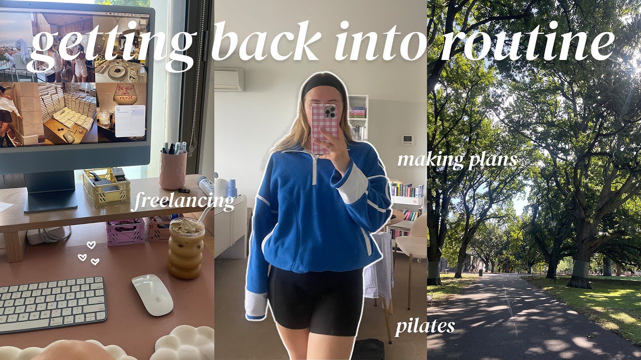 a normal yet *productive* week in the life as a freelancer living in melbourne (1 hr vlog)
