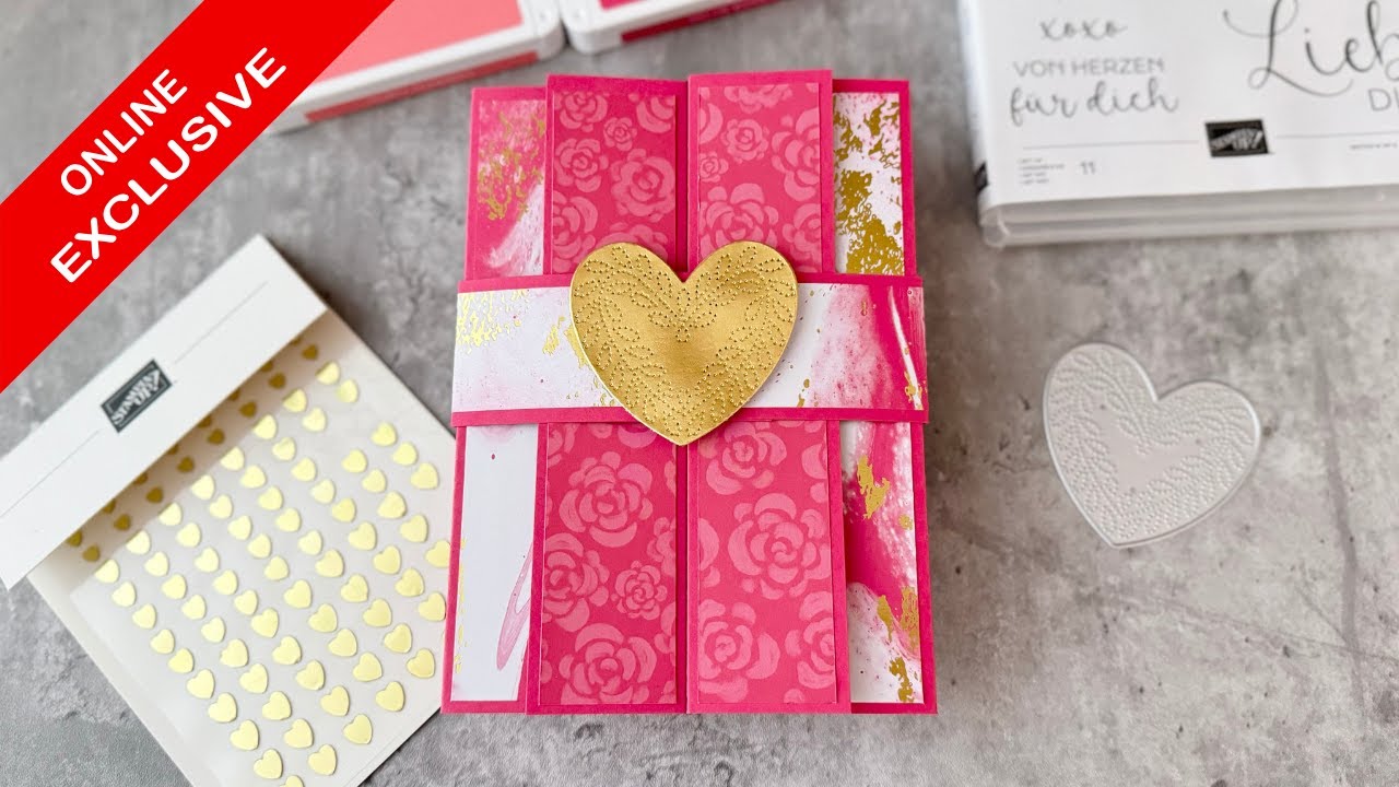 🔴Fun Fold Card-Fancy Fold Card-Faltkarte mit Trick