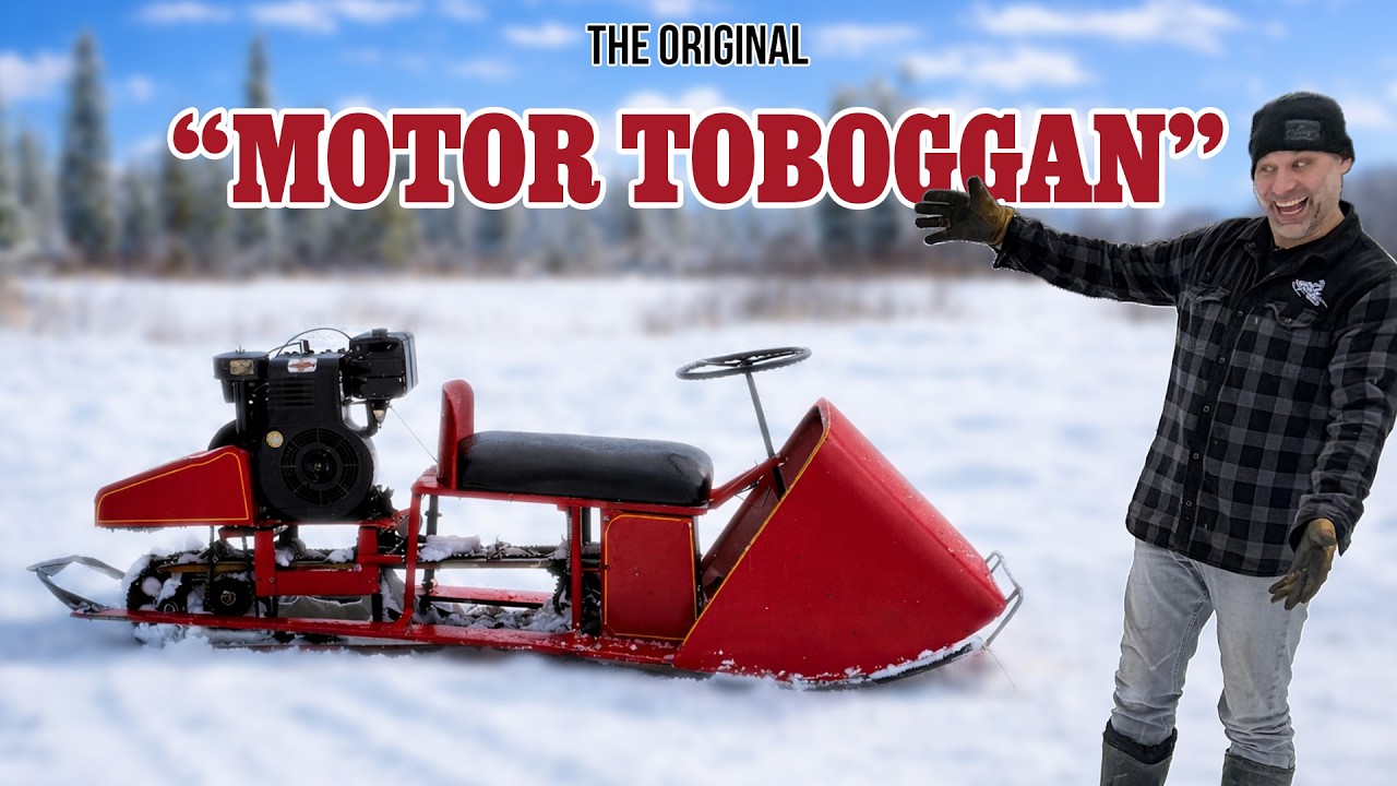 Rare 1950's Snowmobile Sat 40 Years. Will It RUN?