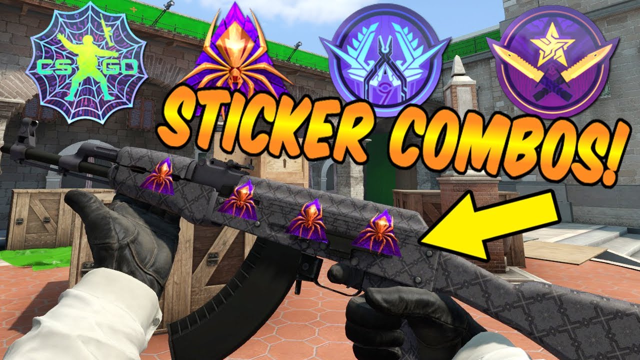 CS:GO - Operation Shattered Web Sticker Combos! (NEW COLLECTION SKINS!)