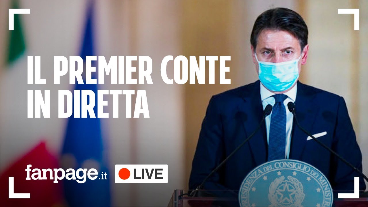 Conferenza Stampa Giuseppe Conte: Il Premier illustra in diretta il nuovo dpcm