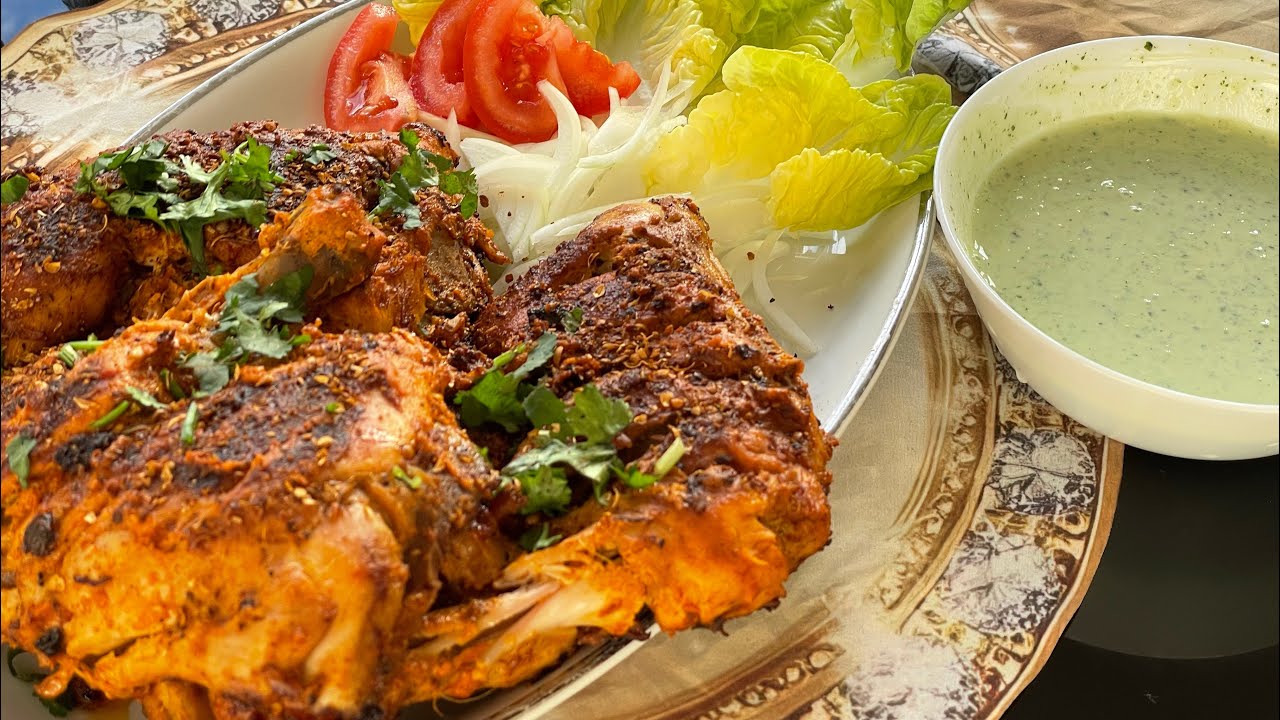 Tandoori chicken tikka recipe |easy recipe #letscookwithsadia #tandoorichicken #cooking #foodie