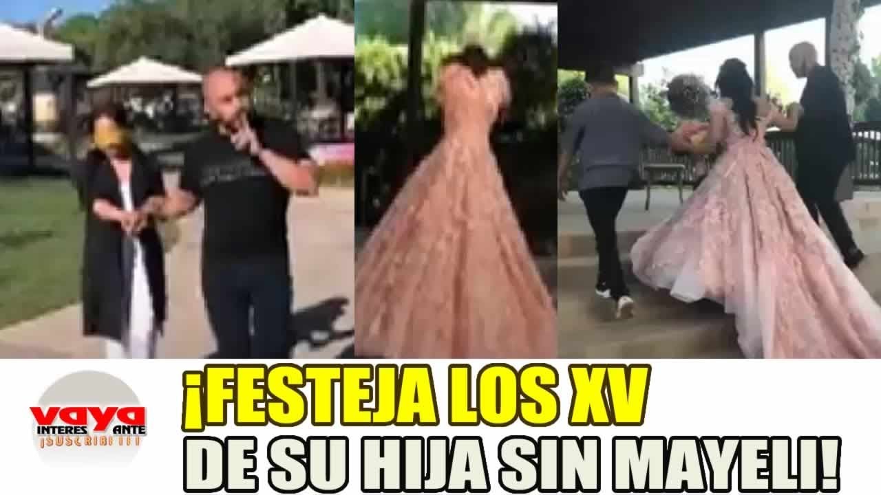 Lupillo Rivera sorprende a su hija con su fiesta de XV años sin Mayeli Alonso.