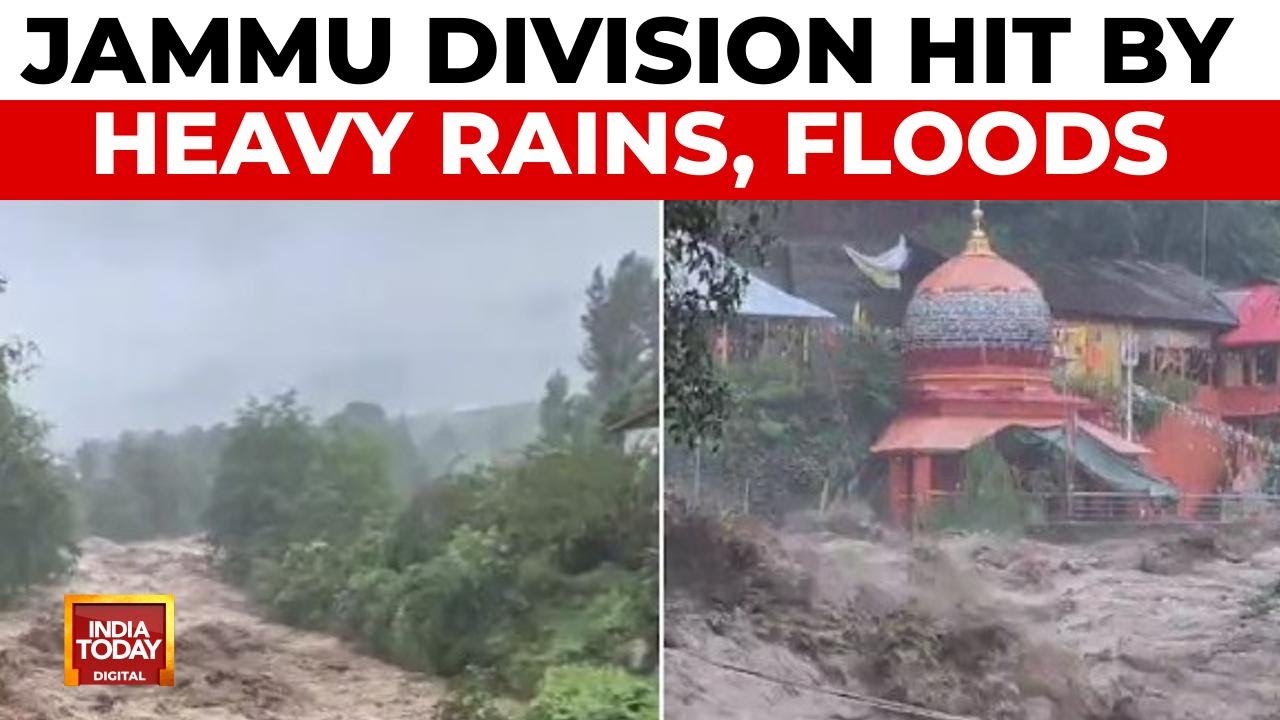 Jammu Floods: Heavy Rains Wreak Havoc, Four Killed in Doda; IMD Forecasts Relief