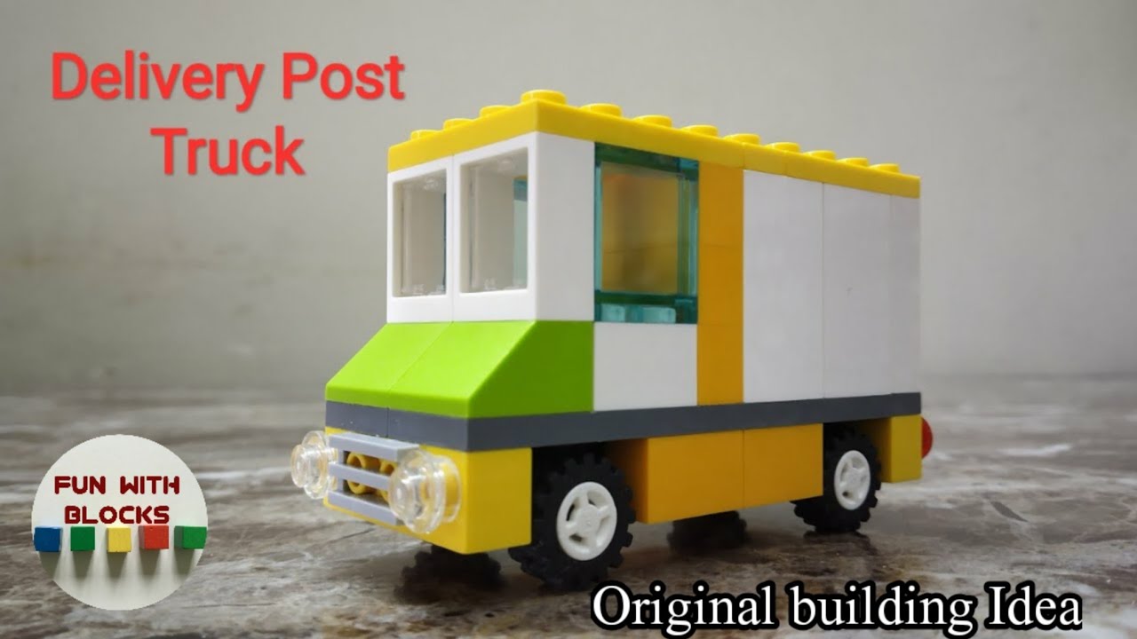 Lego classic 10715 Delivery Post Truck Building Instructions