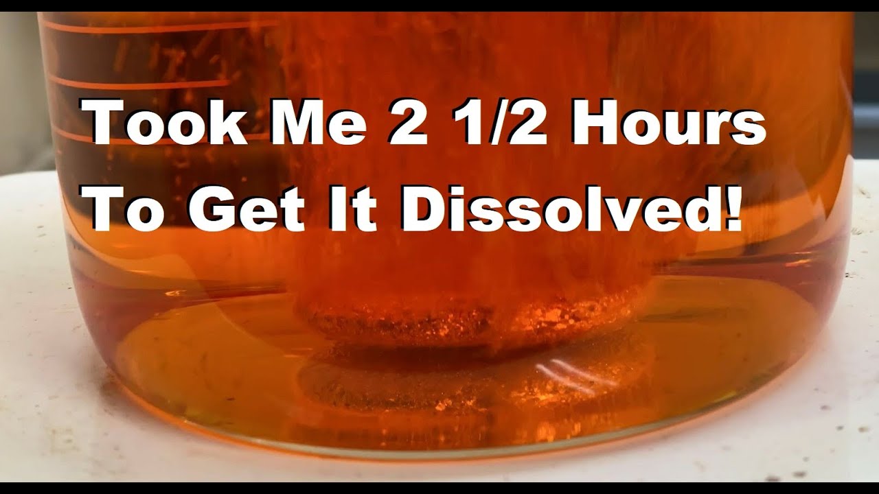 Dissolving Gold In Hot Aqua Regia