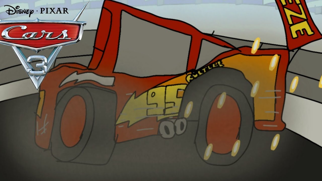 Cars 3 El Choque del Rayo McQueen Animado 