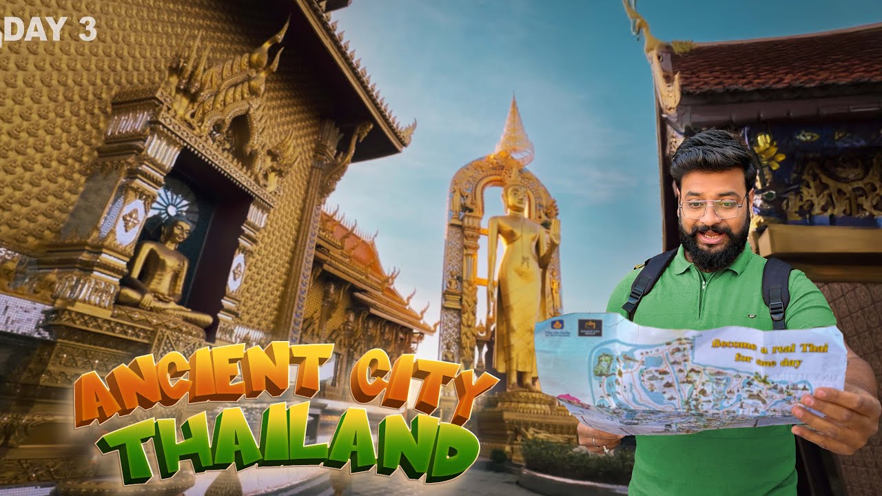Exploring Thailand’s Ancient City 🇹🇭 | Asia’s Biggest Open-Air Museum | Thailand Vlog Day 3