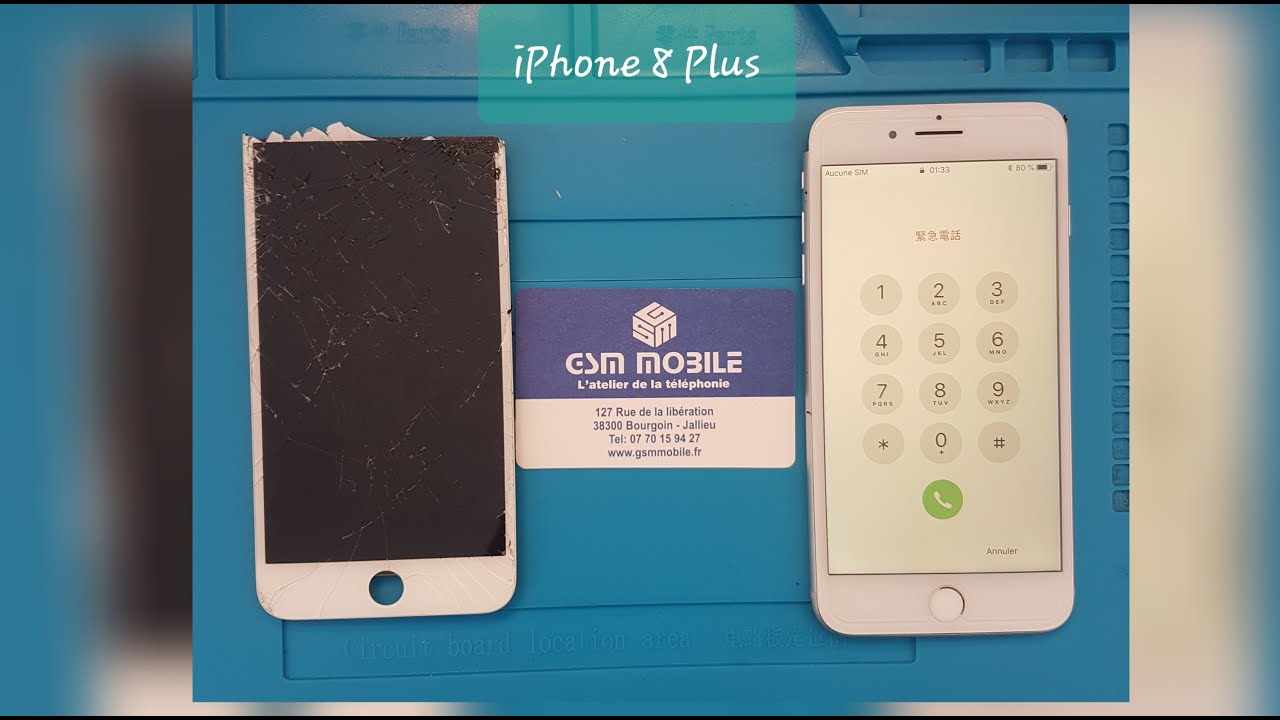 comment remplacer l'écran iphone 8 Plus ( Réparer en 15 minutes )
