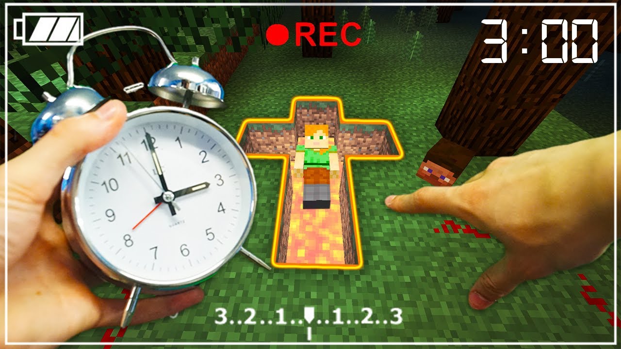 REALISTIC MINECRAFT - ALEX PLAYS MINECRAFT AT 3AM! ⏰