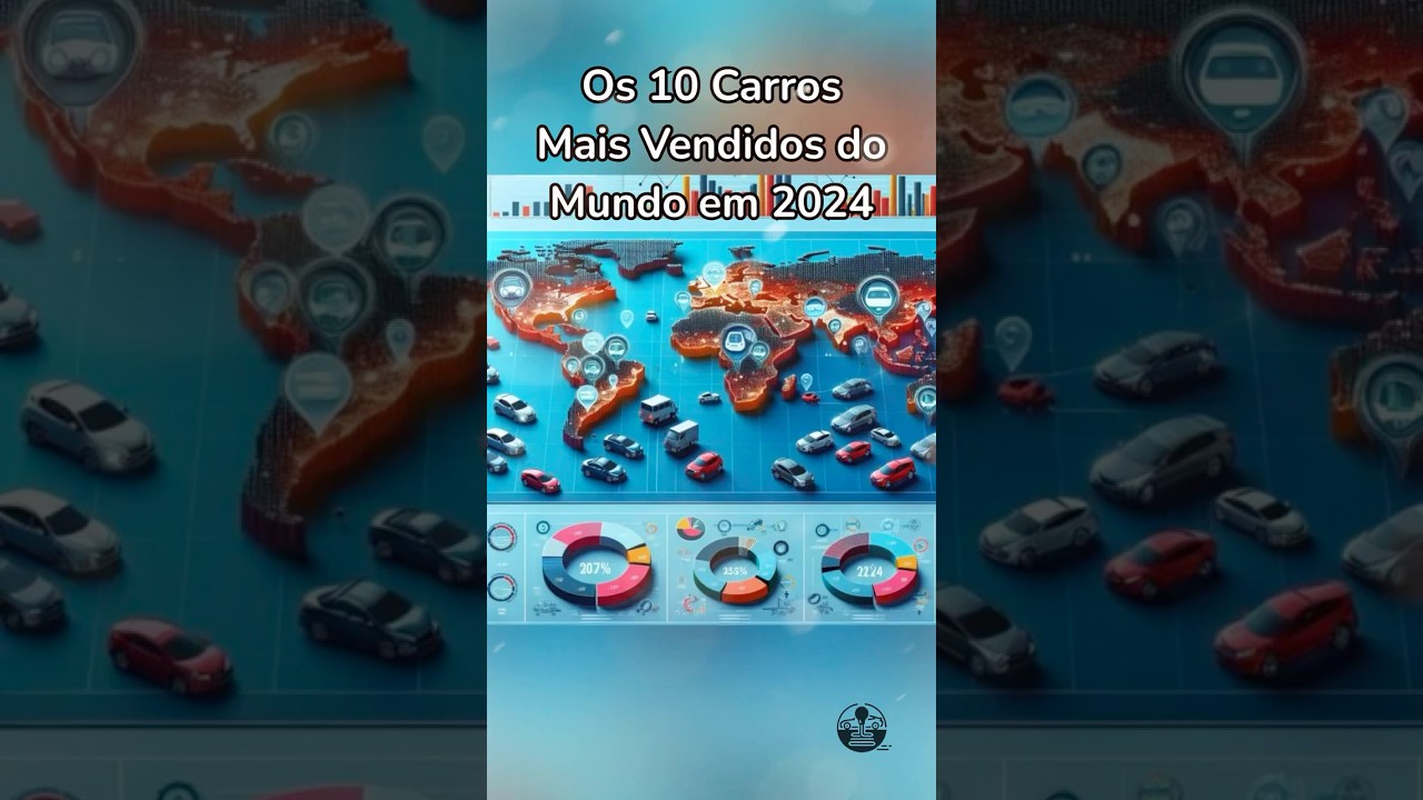 Os 10 Carros Mais Vendidos no Mundo em 2024: Descubra quais s&atilde;o! #Carros2024 #MaisVendidos