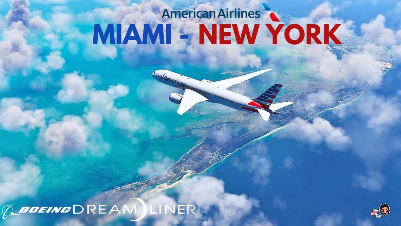 American B787-9 Multicam | Miami(KMIA)✈New York(KJFK) | DVF 2025 World Ops