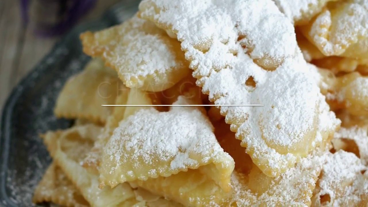 Chiacchiere alla panna