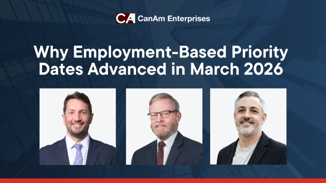 Why EB-5 Priority Dates Advanced in March 2026 | Charlie Oppenheim & Joey Barnett | CanAm Webinar