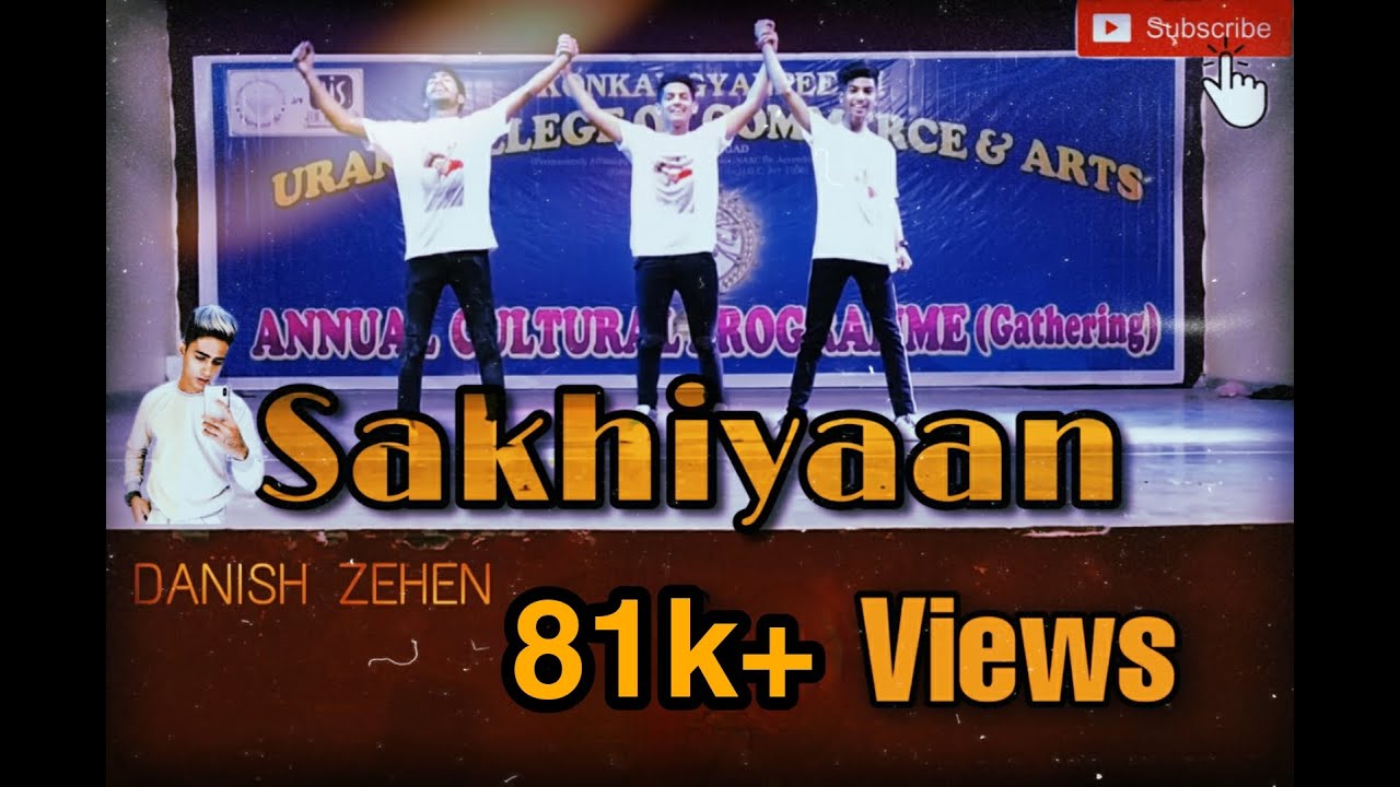 sakhiyan (tribute for danish Zehen) ||lyrical feel dance||