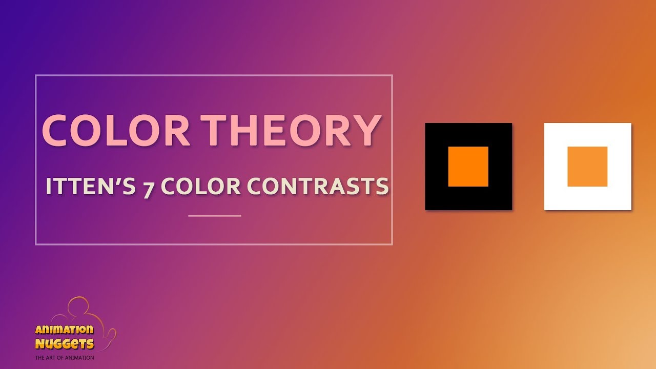 Color Theory ep. 4 : Itten's Seven Color Contrasts