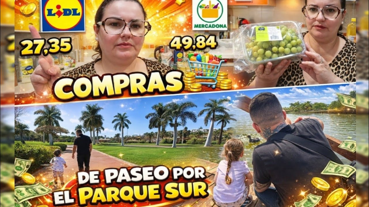 VAMOS AL PARQUE SUR DE MASPALOMAS 🦆🪿🦢/COMPRA 🛒 EN LIDL Y MERCADONA 