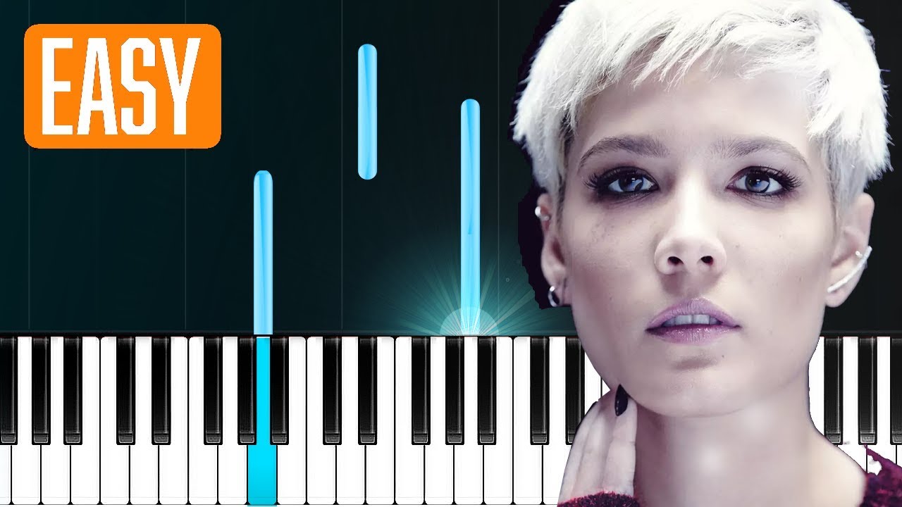 Halsey - Without Me 100% EASY PIANO TUTORIAL