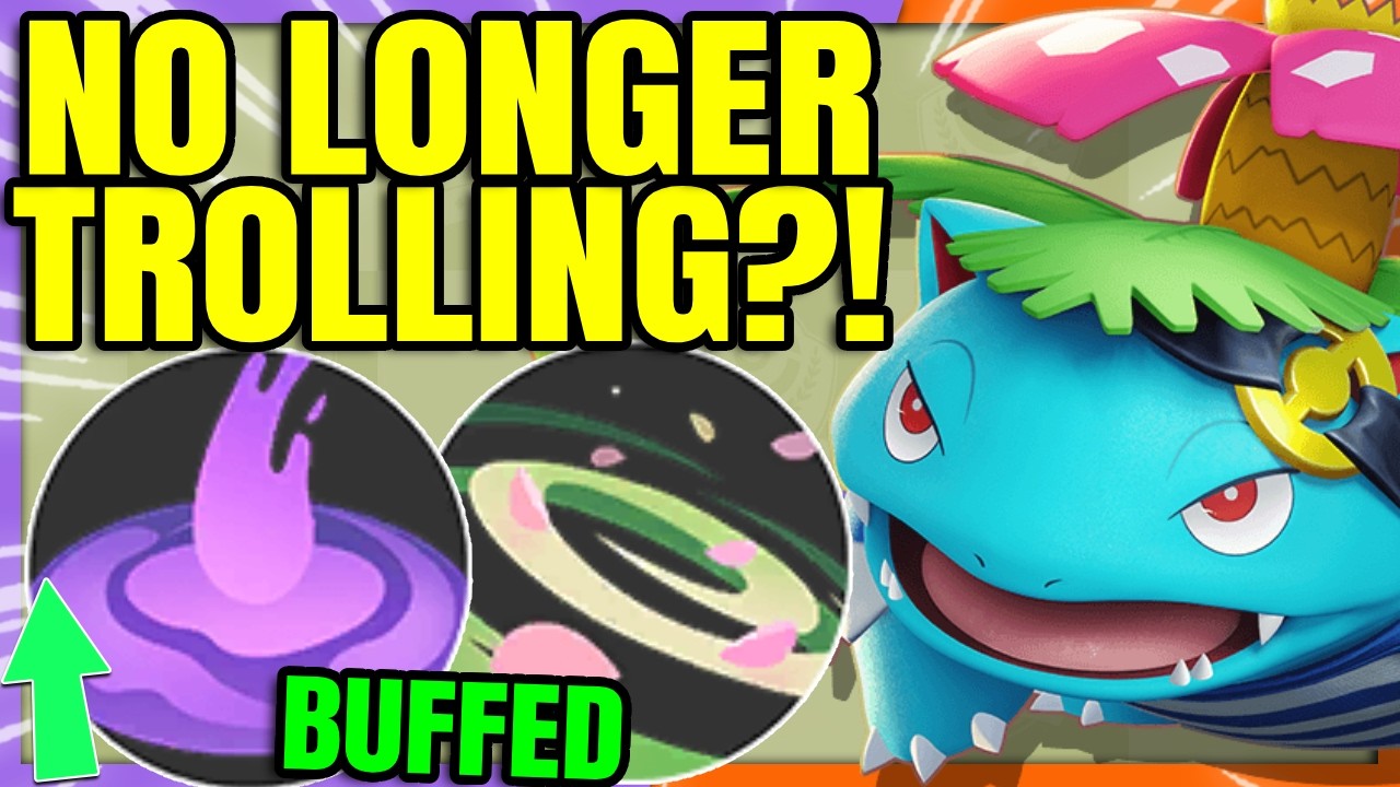 More BUFFS for my PETAL DANCE + SLUDGE BOMB VENUSAUR BUILD | Pokemon Unite