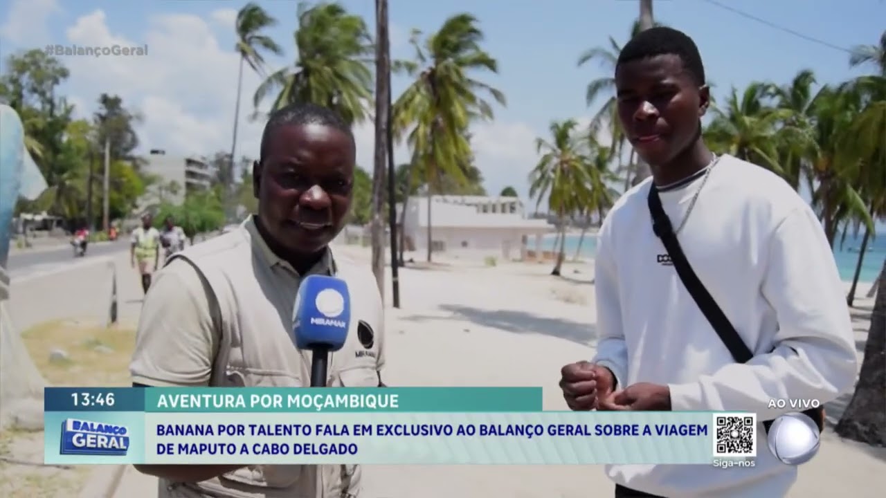 Banana por Talento fala em exclusivo ao Balanço Geral sobre a sua viagem épica de Maputo a Pemba