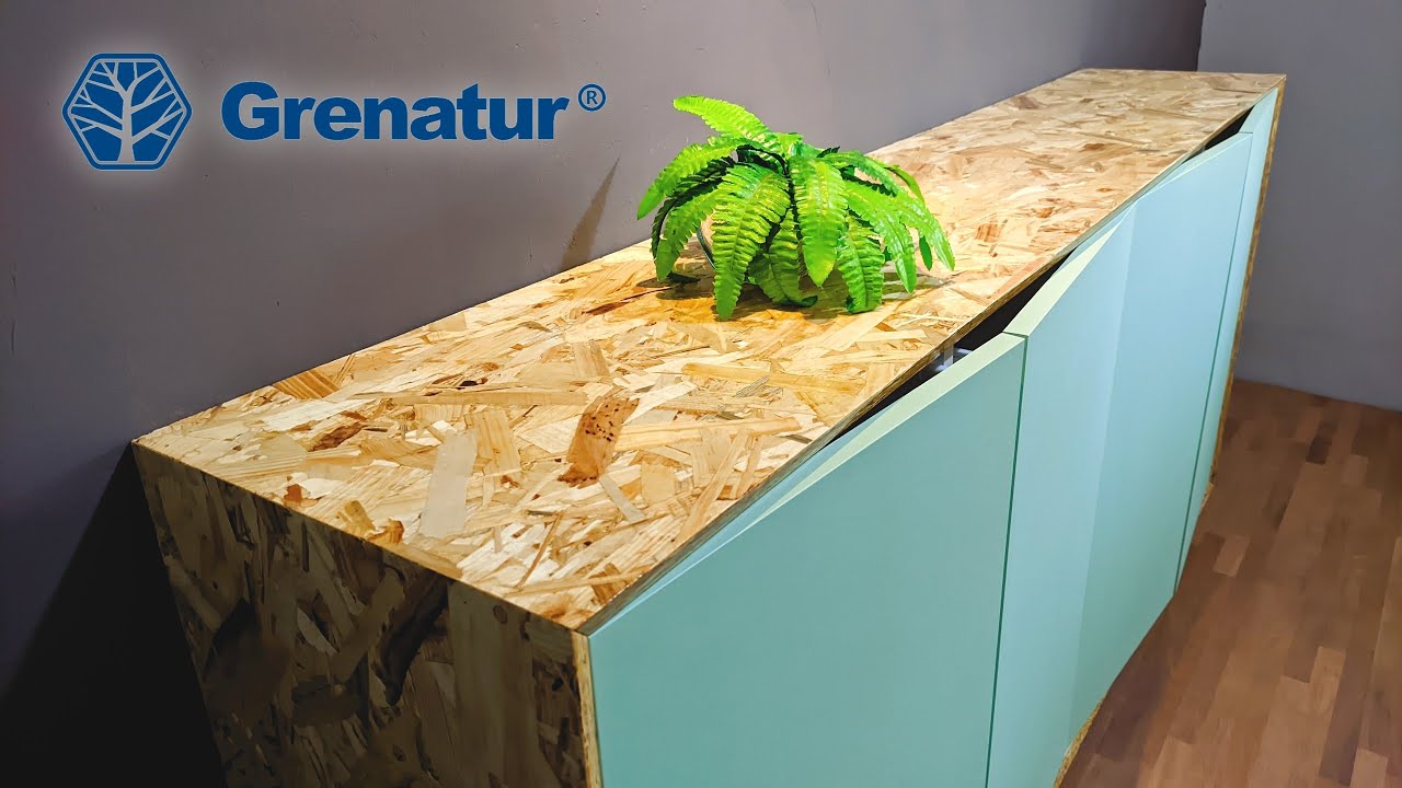 Lemari Gantung Minimalis dari Papan Kayu OSB #UYUSTOOLS