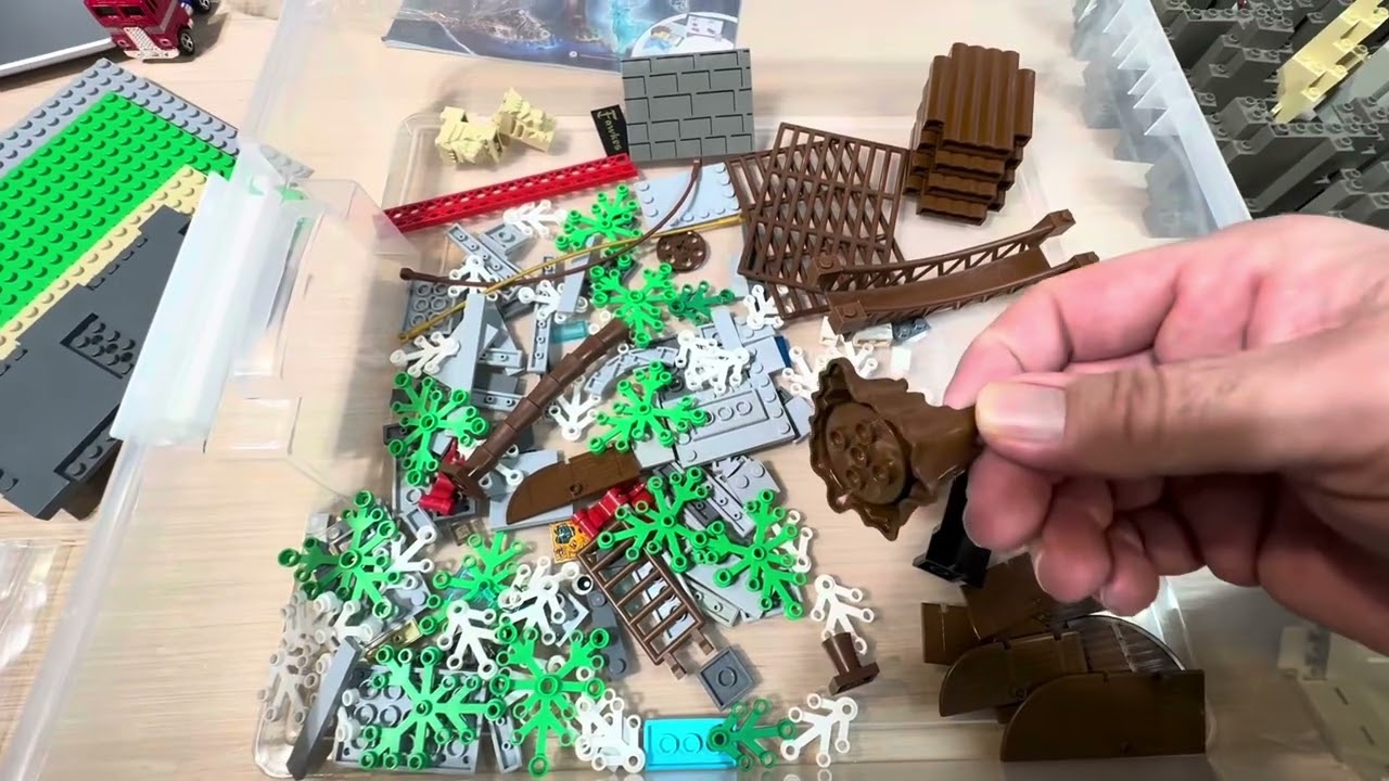 #legowintervillage #vlog 2 finishing up for the show and sorting #lego instruction manuals