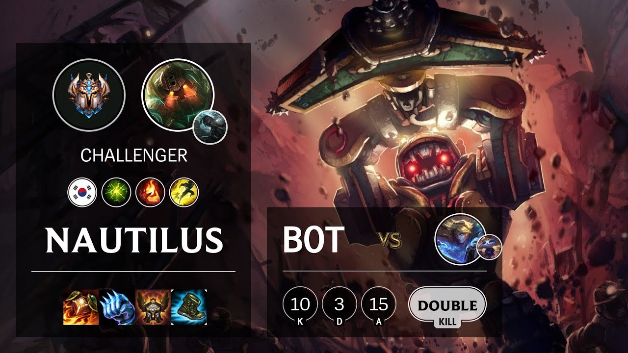 Nautilus Bot vs Ezreal - KR Challenger Patch 10.6