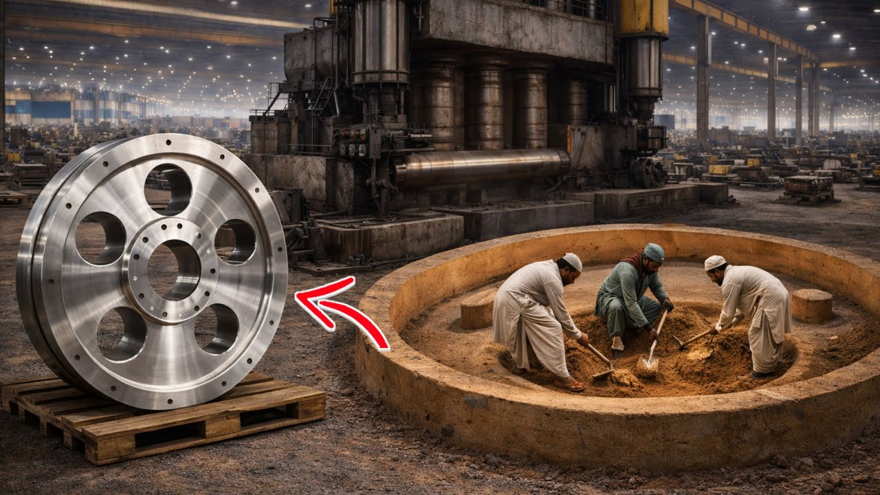 How a 2-Ton Wheel is Made | Extreme Forging Process