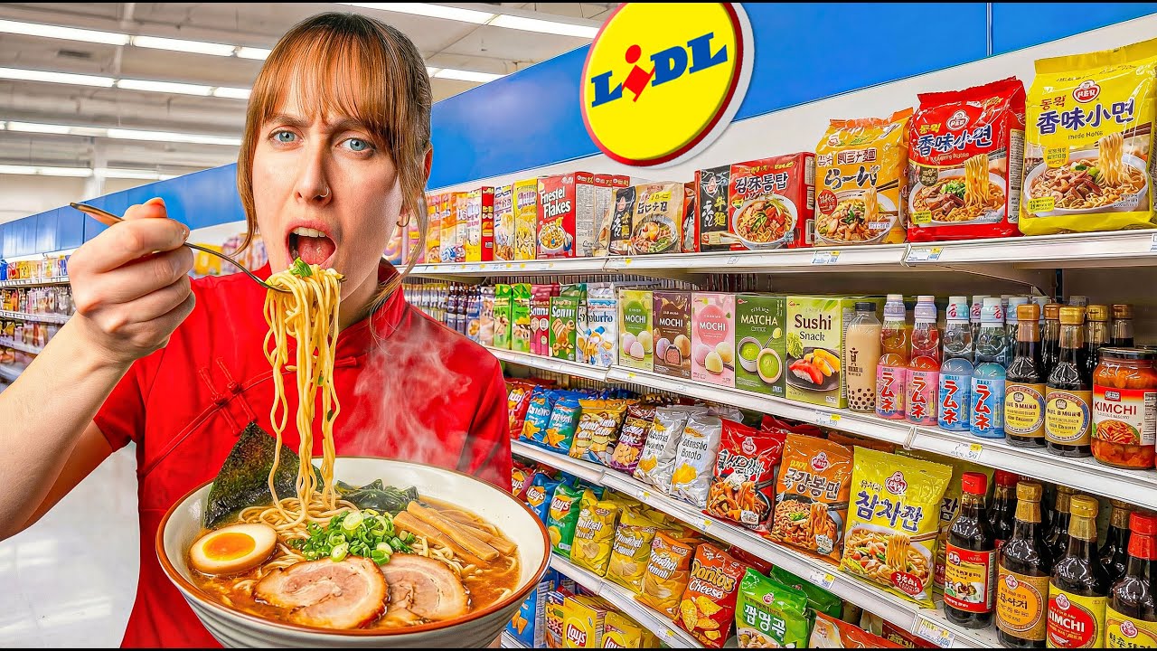 Probando TODAS las NOVEDADES de la Semana Asiática del LIDL 🍜 (+30 productos 😱)
