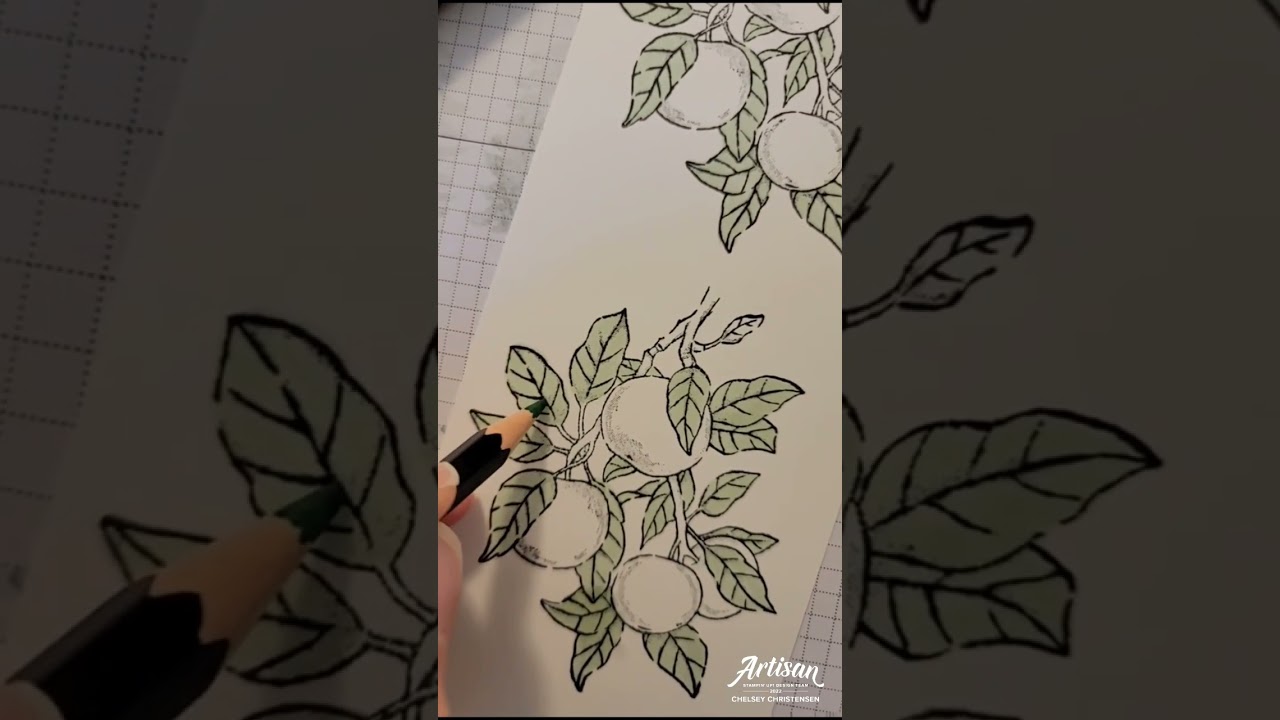 Using Blends with Watercolor Pencils