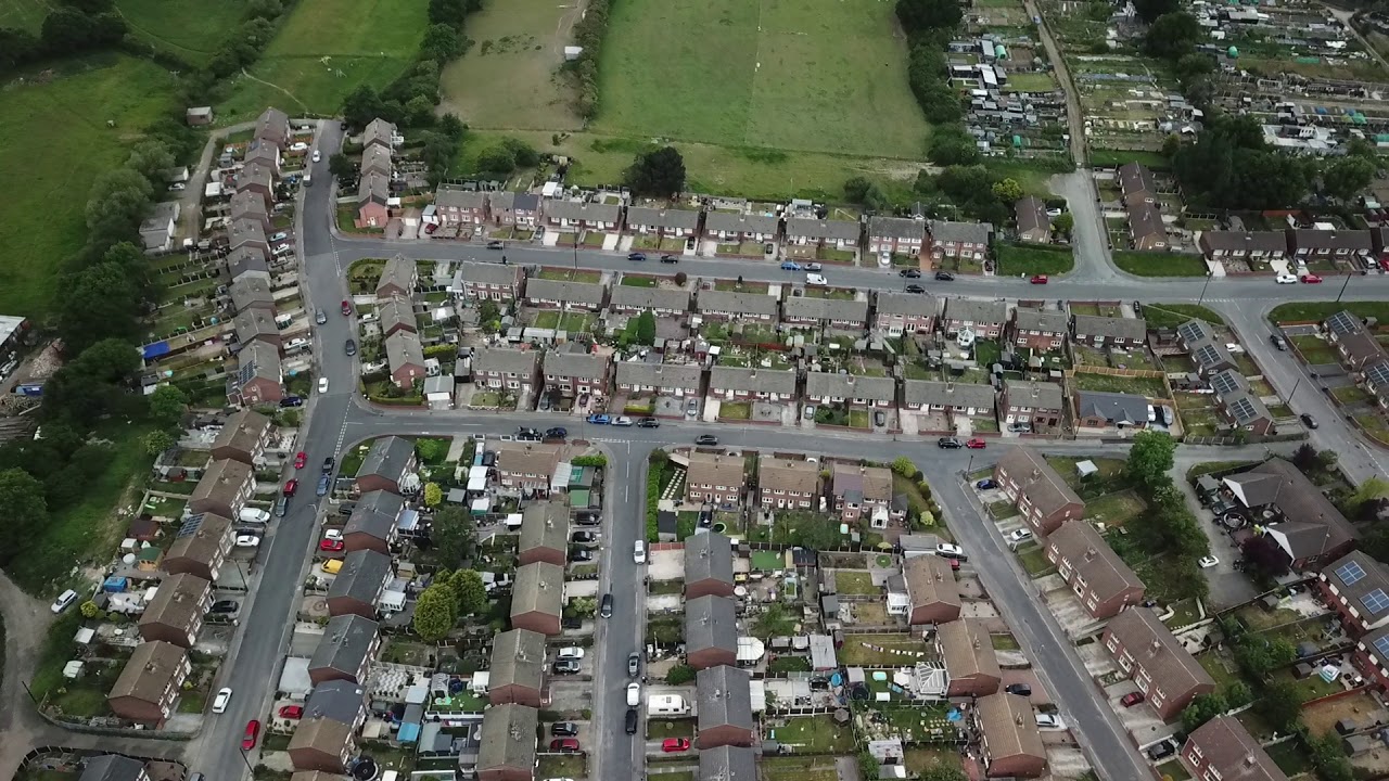 DJI Mavic Pro flight over Royston & new Aldi