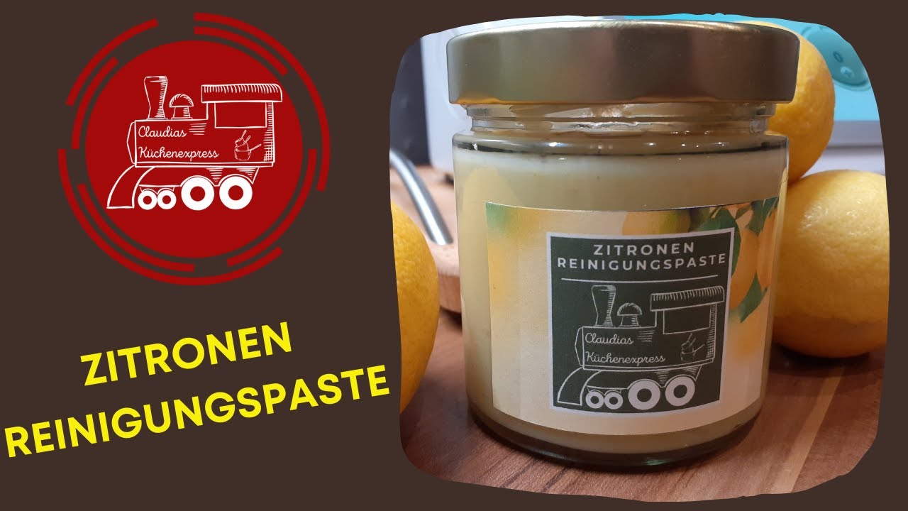 Das kleine Haushaltswunder ... Zitronen Reinigungspaste ... Thermomix® TM6,TM5, TM31