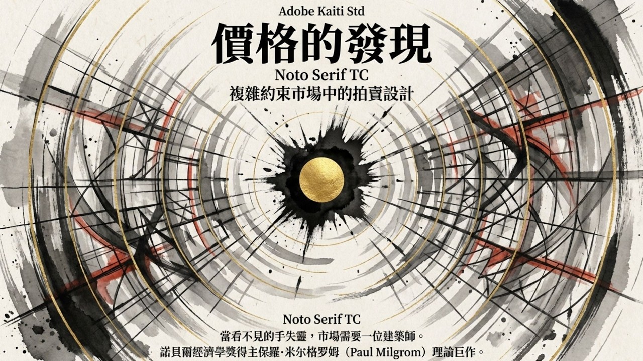 【諾獎級智慧】從無線頻譜到釘子戶：揭祕市場背後的「價格發現」設計術  #拍賣 #諾獎 #設計